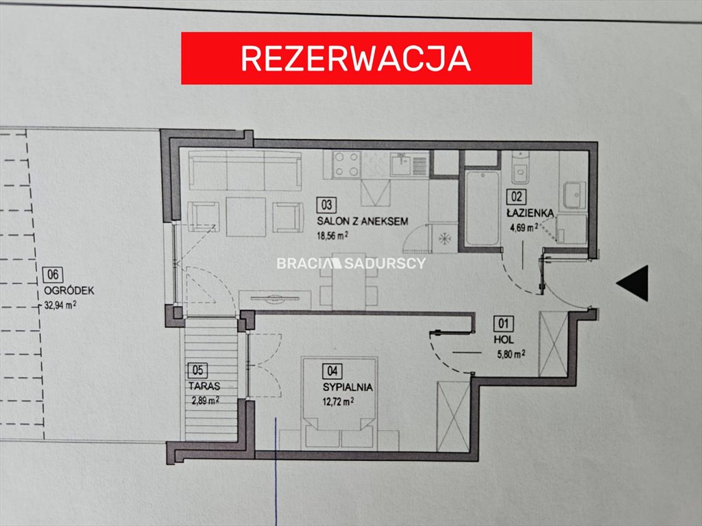 Mieszkanie dwupokojowe na sprzedaż Kraków, Bieżanów-Prokocim, Złocień, Półłanki  42m2 Foto 10