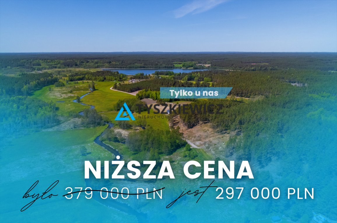 Działka nad rzeką w Borach Tucholskich, 3354 m2 Rolbik  3 354m2 Foto 1