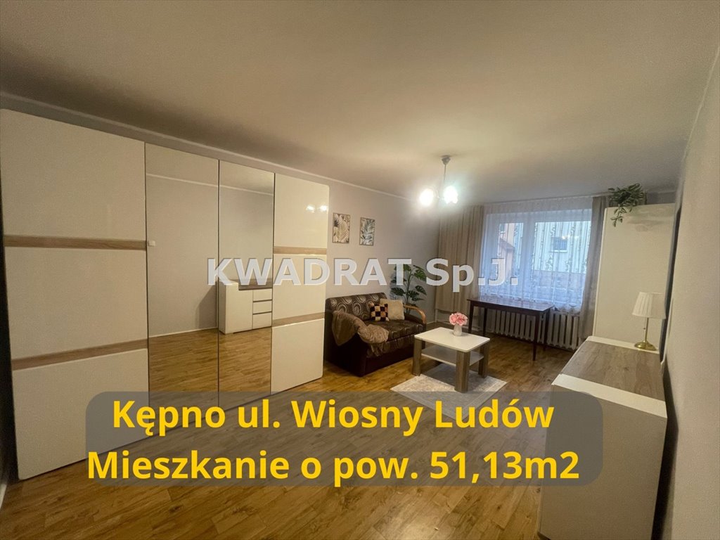 Przestronne 2 pokoje z balkonem, gotowe do zamieszkania Kępno  51m2 Foto 1