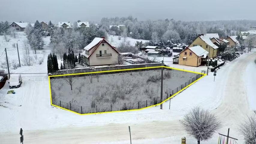 Działka budowlana z pozwoleniem, media, jezioro 1,6 km Kruklanki, Borecka  868m2 Foto 1