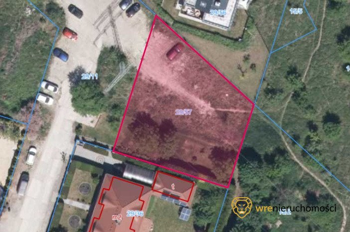 Działka na wynajem 819 m2 w Wojszycach, MPZP, 2500 zł/mc Wrocław, Wojszyce  819m2 Foto 1