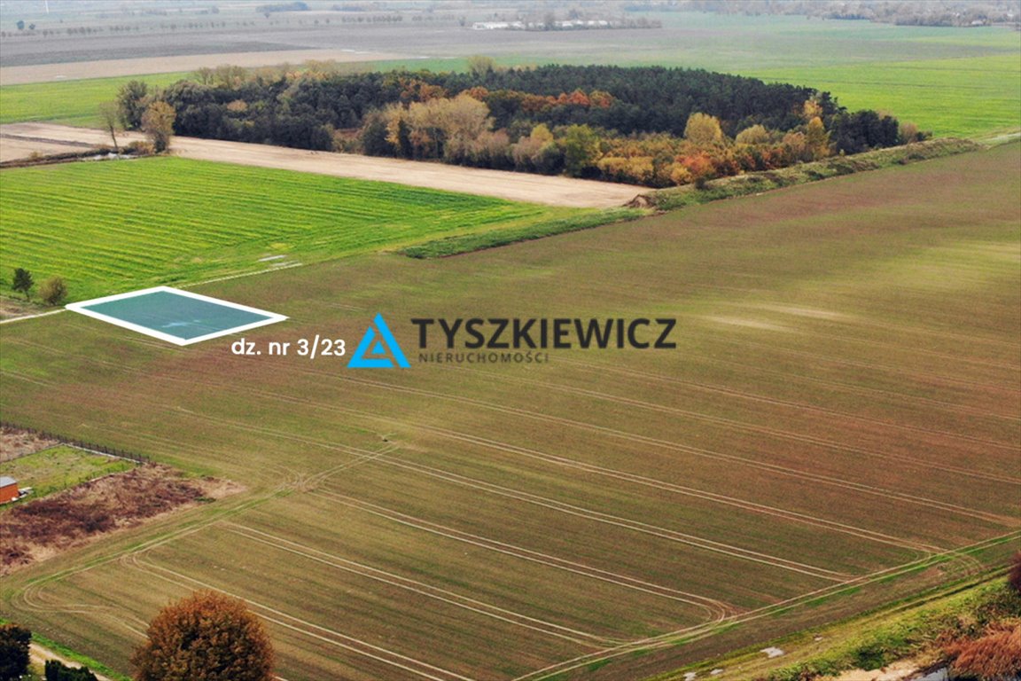 Działka w Bronowie nad Szkarpawą – 1221 m², warunki zabudowy Bronowo  1 221m2 Foto 1