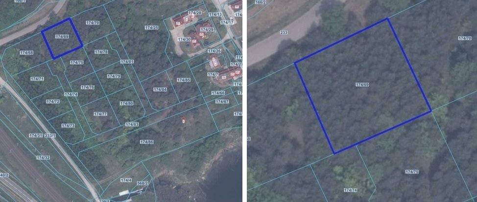 Działka rekreacyjna 1029 m² z dostępem do jeziora Gonty  1 029m2 Foto 1