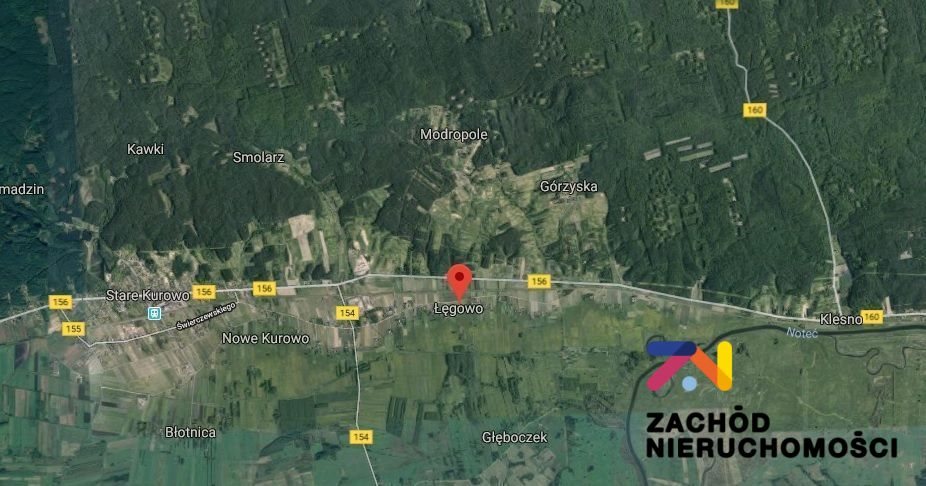 Działka 4000 m2 z mediami i zadrzewieniami w Łęgowie Łęgowo  4 000m2 Foto 1
