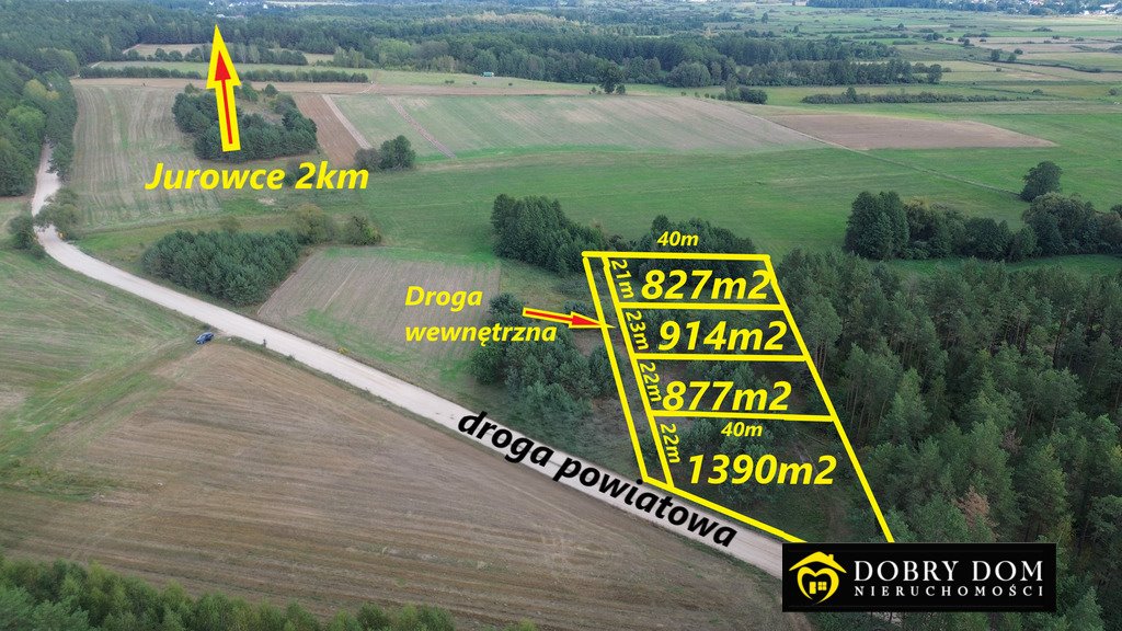 Działki budowlane w Leńcach – blisko natury i Białegostoku Leńce  877m2 Foto 1