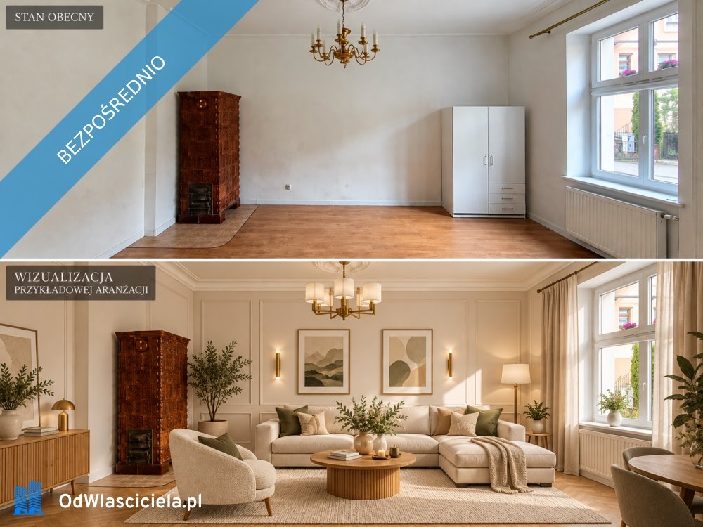 Przestronne 84 m² na parterze kamienicy w centrum Goleniowa polecam! Goleniów, Pocztowa 6  84m2 Foto 1