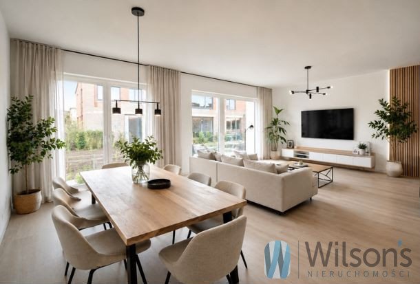 Nowoczesny dom bliźniak z garażem, 29 m² poddasza polecam Iwiny, Iwiny  122m2 Foto 1