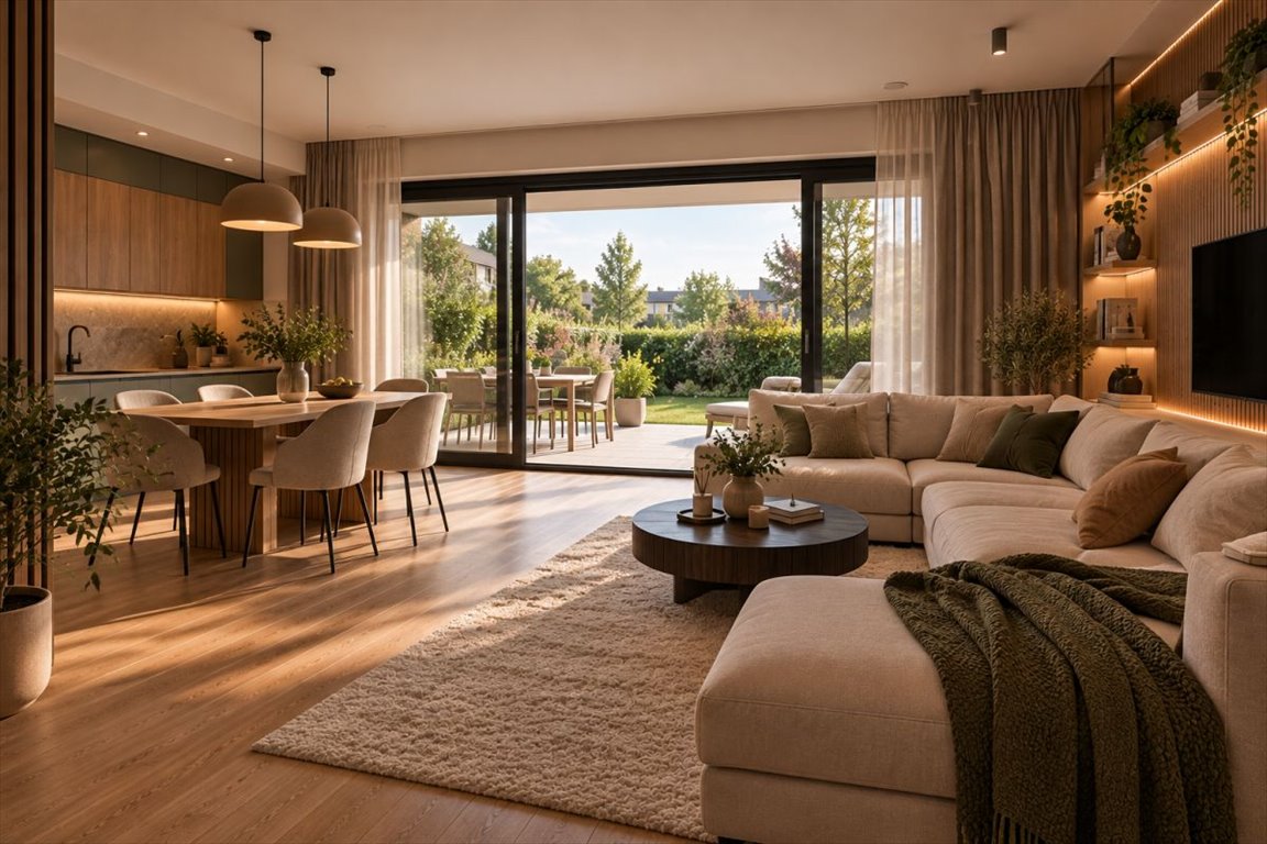 Polecam dwupoziomowe mieszkanie 78,87 m² z tarasem i ogródkiem Bieniewice, Purzyckiego  79m2 Foto 1