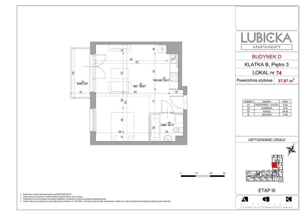 Nowoczesny apartament 38 m² z balkonem i miejscem w garażu Toruń, Lubicka  38m2 Foto 1