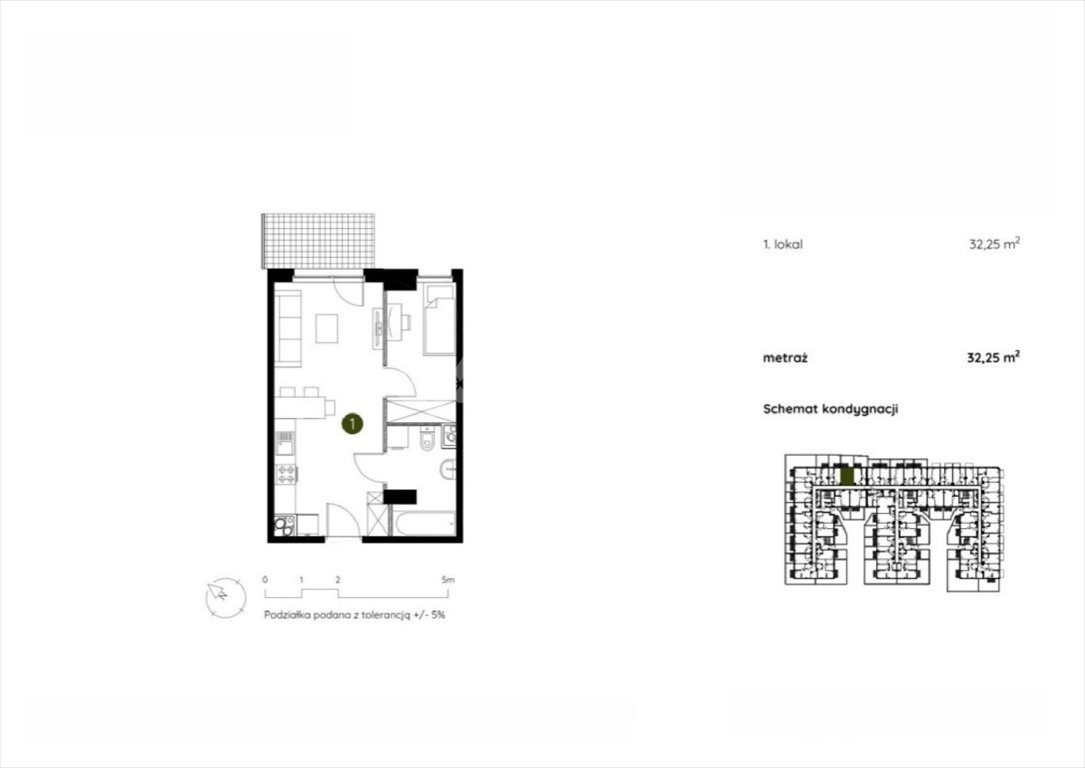 Mieszkanie dwupokojowe na sprzedaż Gdańsk  33m2 Foto 2