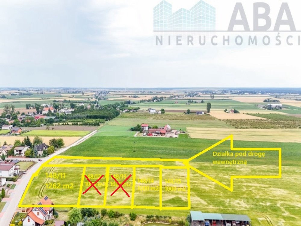 Działka budowlana w Sadlno – spokojna okolica, media, 1000 m² Sadlno  1 000m2 Foto 1