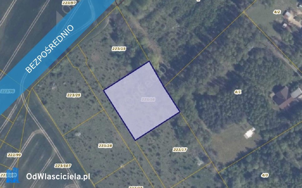 Działka rolna na sprzedaż Warcz  3 322m2 Foto 1