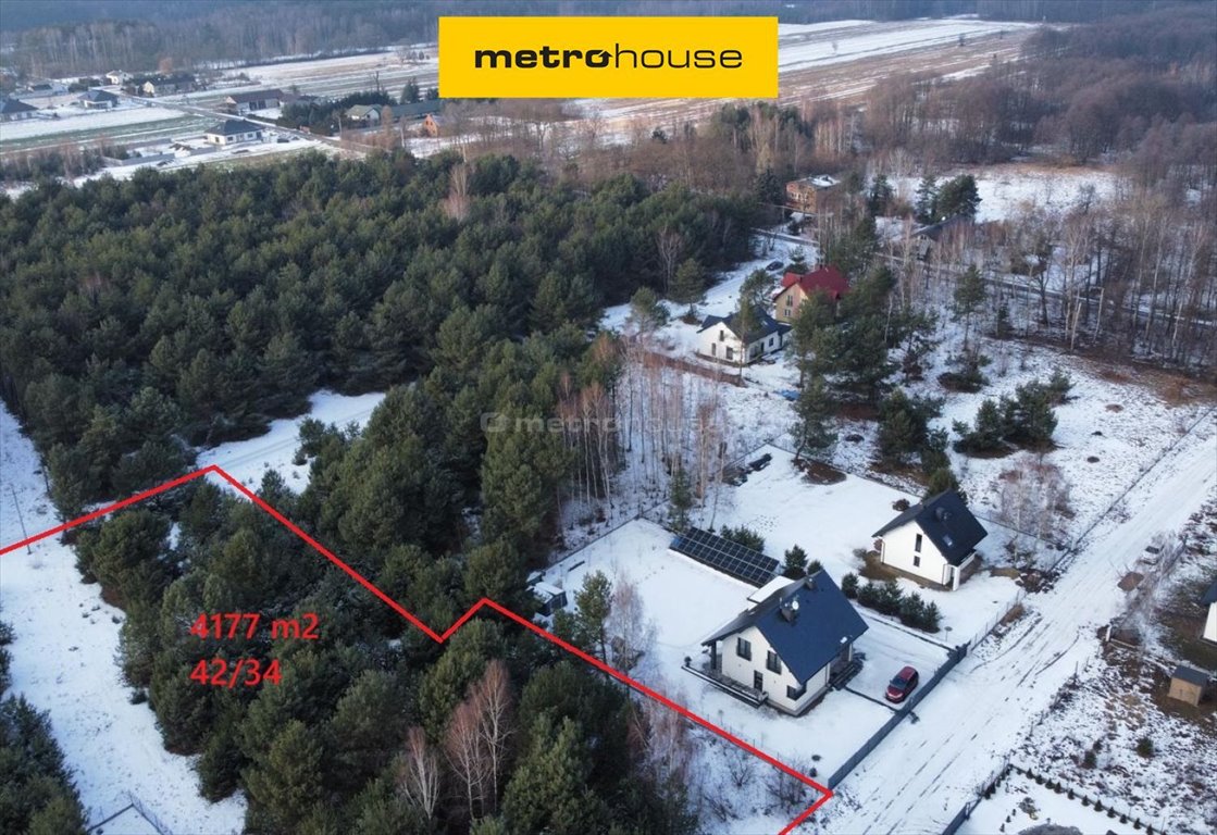 Działka 4177 m² pod zabudowę jednorodzinną, media, cisza Stanisławów Nowy  4 177m2 Foto 1