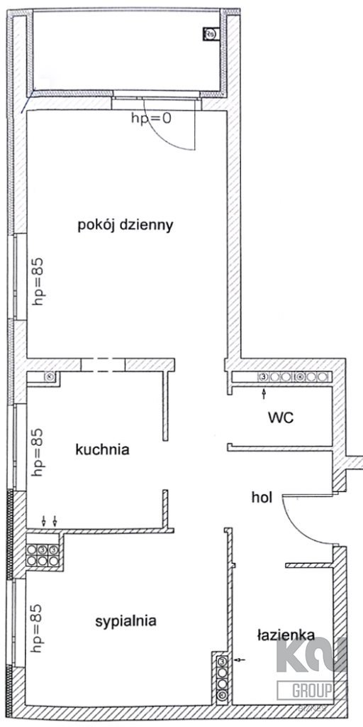 Mieszkanie dwupokojowe na wynajem Łódź, Śródmieście, Wróblewskiego  48m2 Foto 18