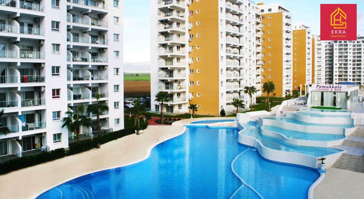 Nowoczesne studio z balkonem w Iskele Long Beach Cypr Północny Cypr, Iskele Long Beach, Long Beach  41m2 Foto 1