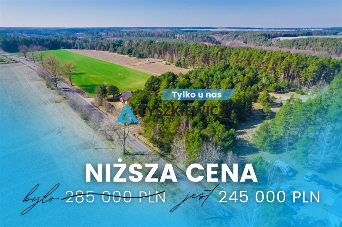 Działka 1697 m2 z MPZP, las, jeziora, inwestycja Witkowo  1 697m2 Foto 1