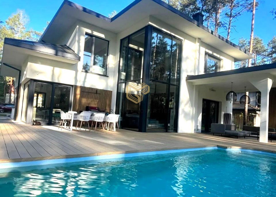 Luksusowy dom 430 m2 z basenem i tarasem w Wawrze Warszawa, Wawer Radość  430m2 Foto 1