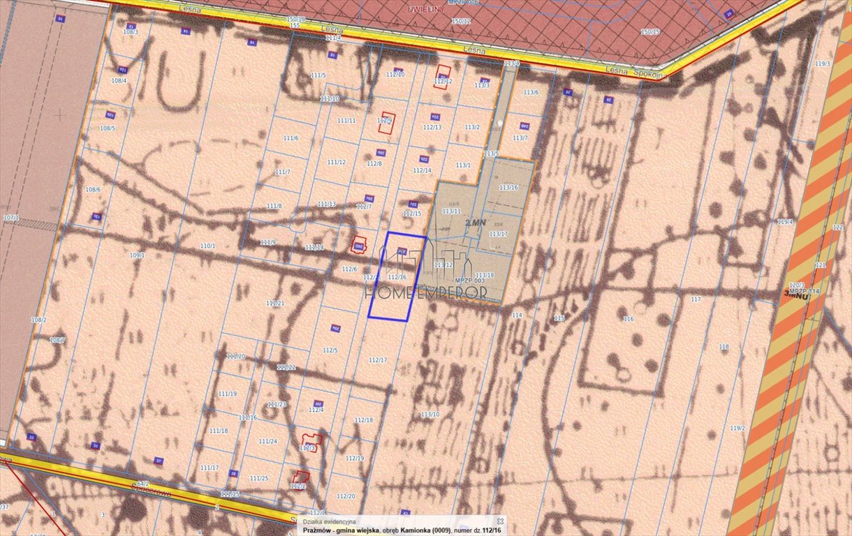 Działka 2162 m² z możliwością zabudowy i usług zapraszam Kamionka, Leśna  2 162m2 Foto 1