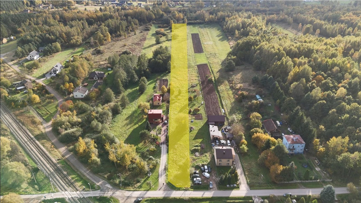 Polecam dużą działkę 7422 m² z MPZP, media, lasy, blisko Kielc Tumlin-Węgle, Tumlin-Węgle  7 422m2 Foto 1