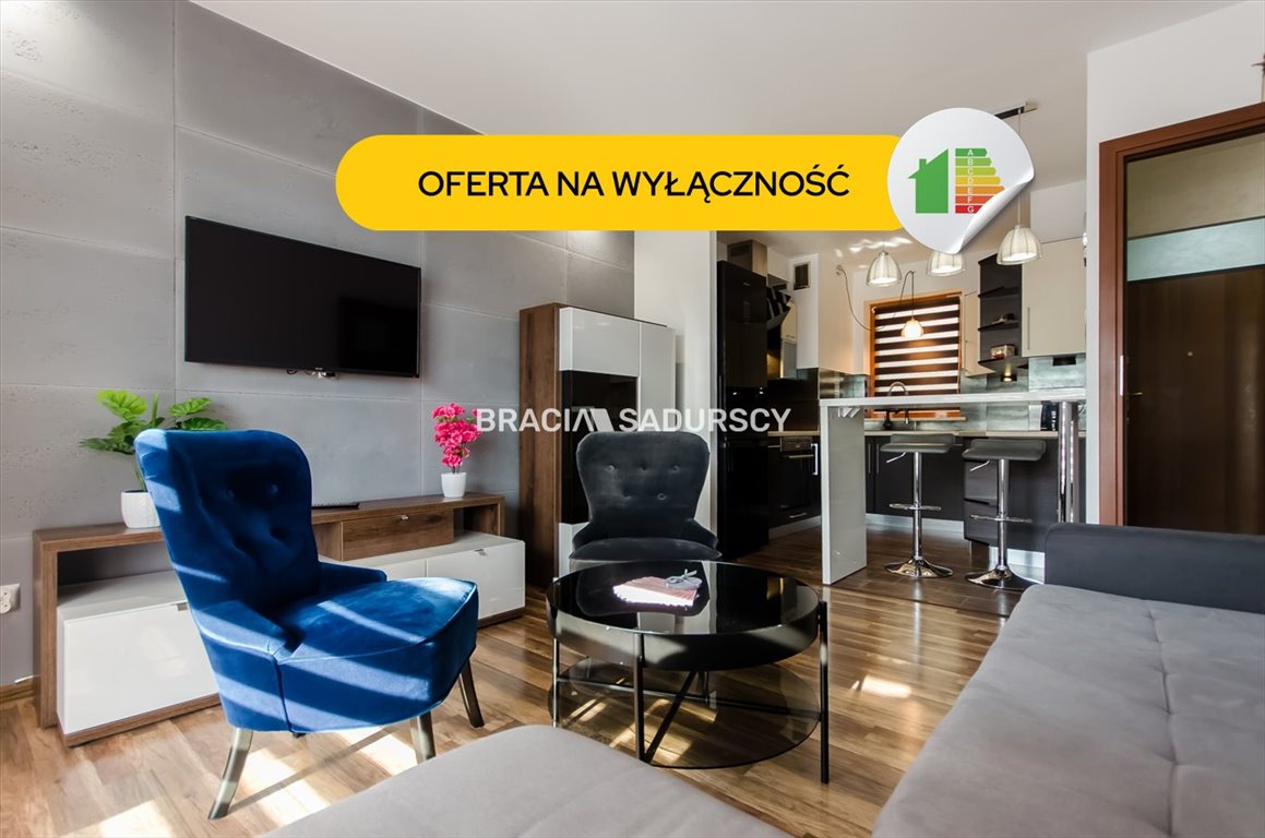 Widok na zieleń, balkon, jasne 2 pokoje, świetna lokalizacja Kraków, Dębniki, Ruczaj, dr. Jana Piltza  42m2 Foto 1