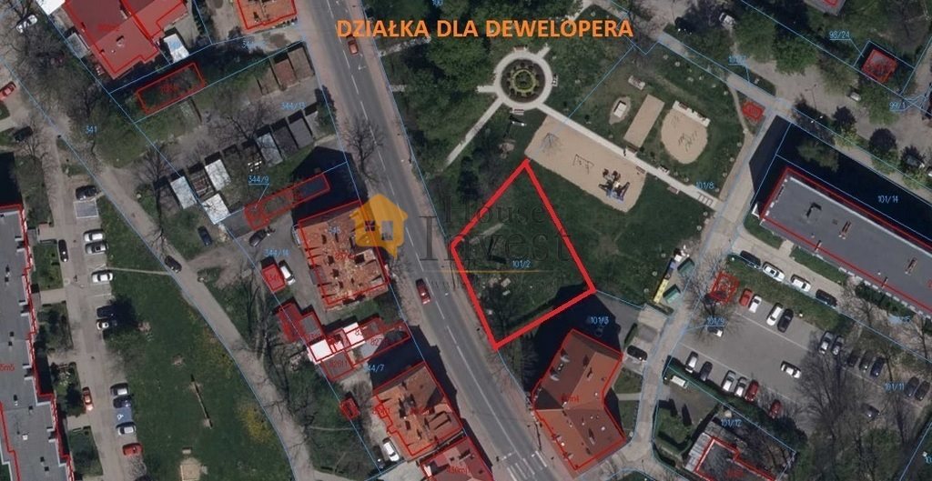 Działka budowlana na sprzedaż Jawor, Starojaworska  615m2 Foto 1