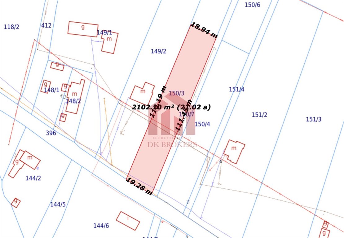 Działka budowlana na sprzedaż Krempna  2 100m2 Foto 8