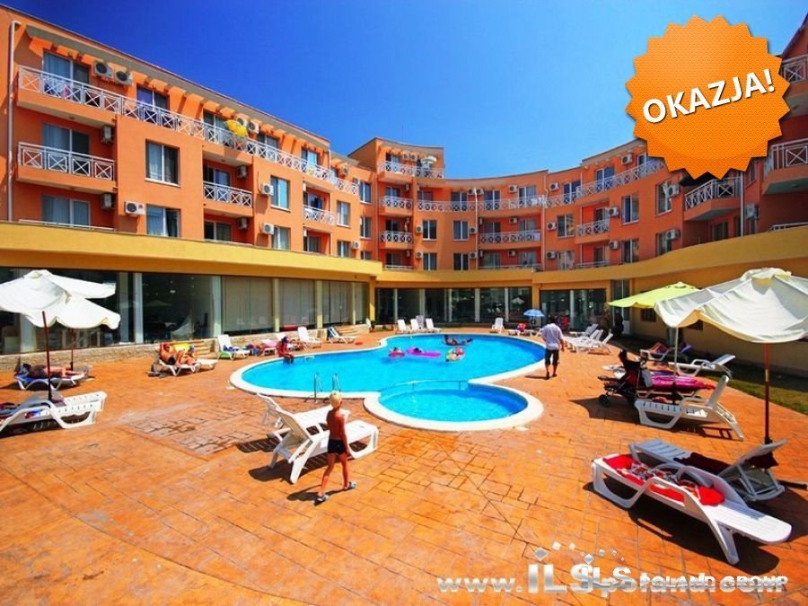Zapraszam do obejrzenia 30 m² apartamentu z widokiem na basen Bułgaria, Słoneczny Brzeg, SUNNY DAY 3 PREMIUM  30m2 Foto 1