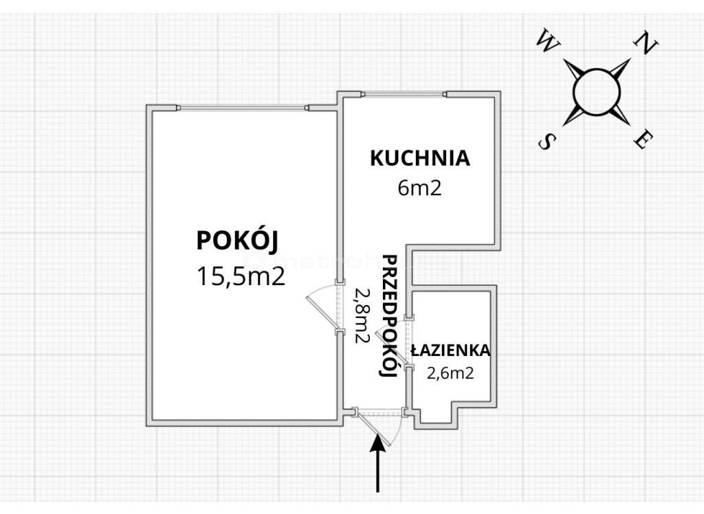 Kawalerka na sprzedaż Budziwojów  27m2 Foto 2