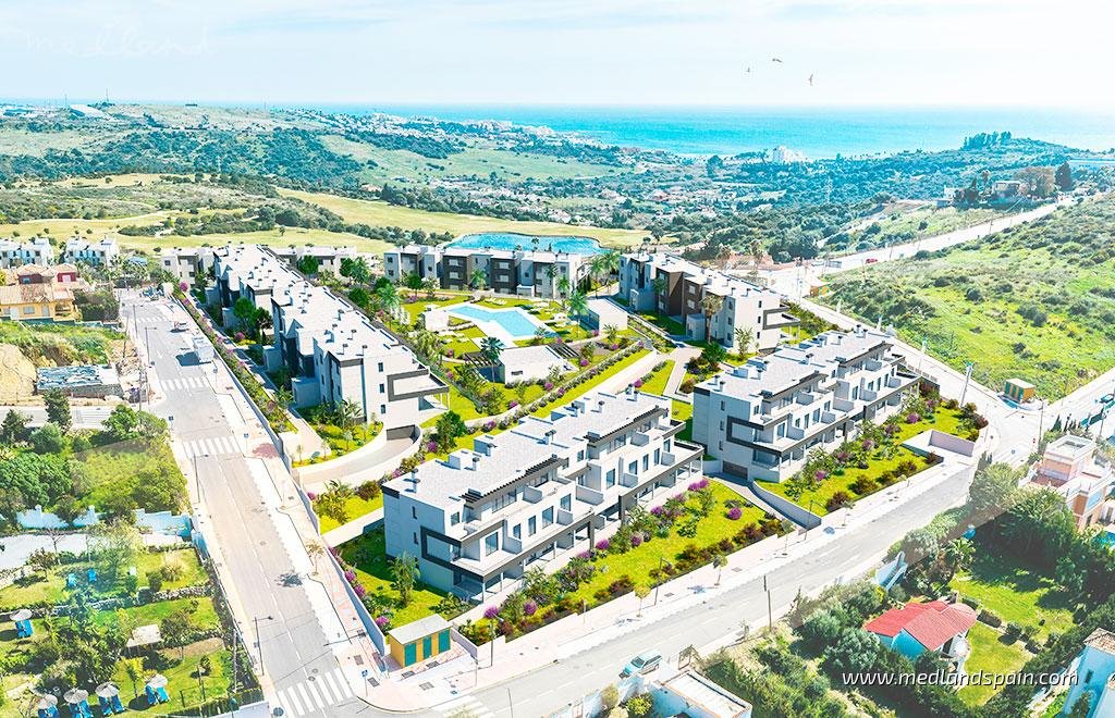 Nowoczesne apartamenty z widokiem na morze i góry Hiszpania, Estepona  82m2 Foto 1