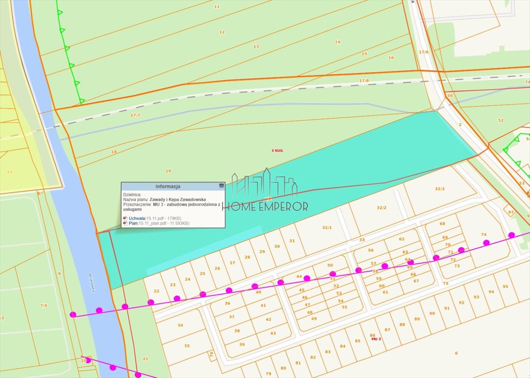 Działka budowlana na sprzedaż Warszawa, Wilanów, Zawady, Syta  5 924m2 Foto 1