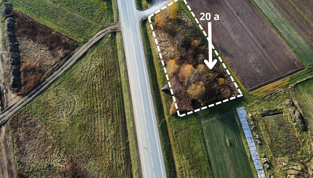 Działka przy S19 z WZ, inwestycja lub dom, 20 arów Stobierna  2 000m2 Foto 1