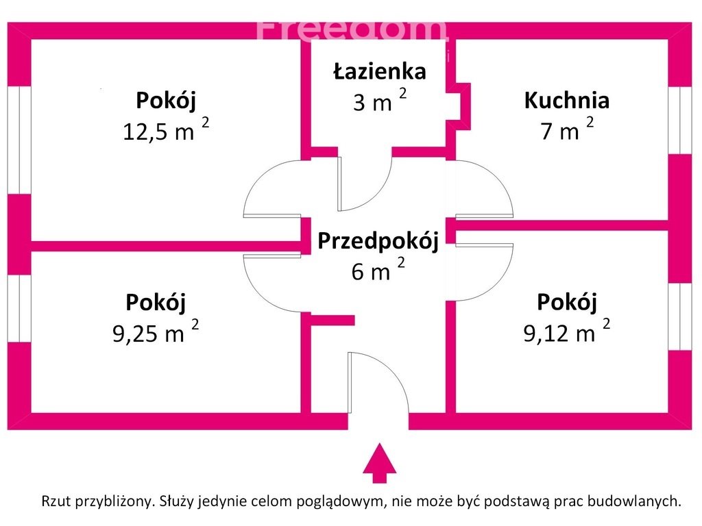 Mieszkanie trzypokojowe na sprzedaż Łosice, Międzyrzecka  59m2 Foto 8