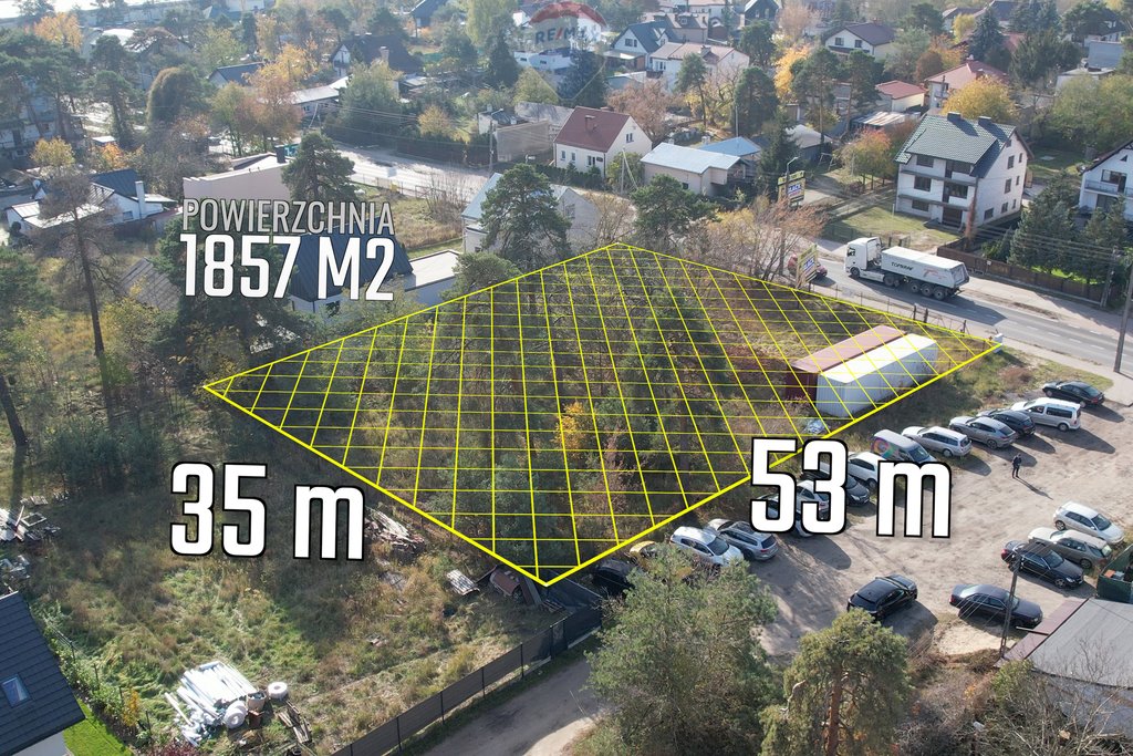 Działka 1857 m2 pod dom i biznes z mediami, blisko Warszawy Otwock, Świder, Józefa Ignacego Kraszewskiego  1 857m2 Foto 1