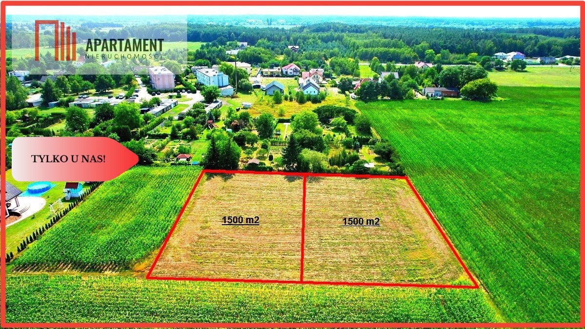 Polecam działkę 1500 m² z mediami i MPZP w Toporzysku Toporzysko  1 500m2 Foto 1