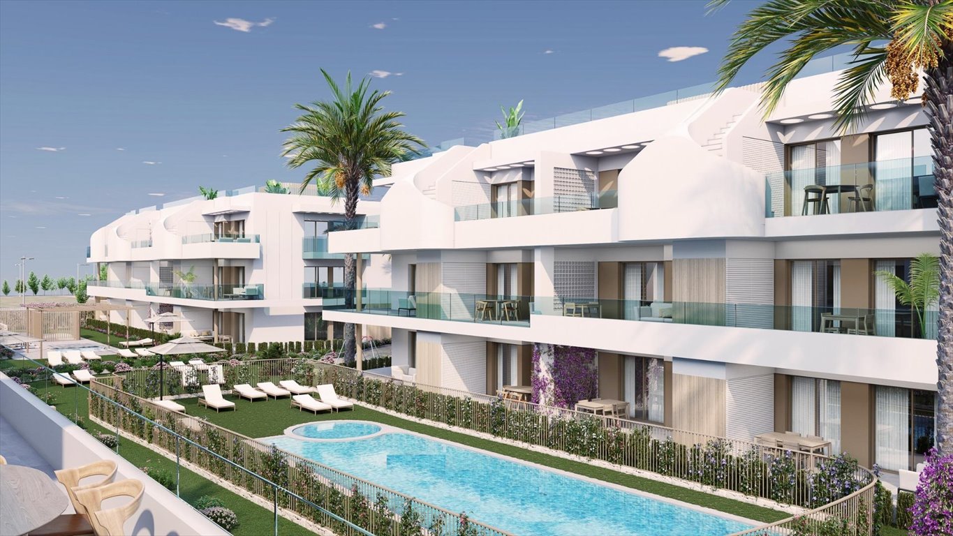 Do sprzedania nowoczesne mieszkanie 63 m² z prywatnym ogrodem Hiszpania, Pilar de la Horadada, Costa Blanca  63m2 Foto 1