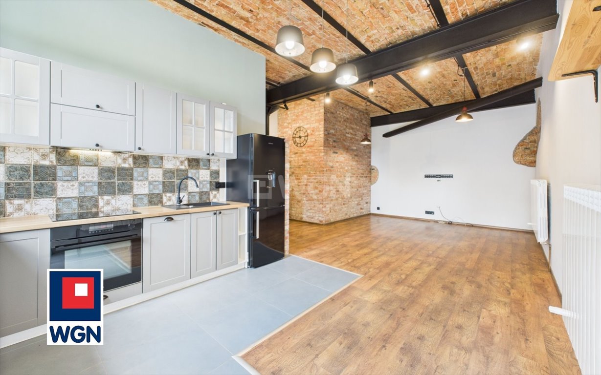 Loft z ogródkiem, 3 pokoje, pełne wyposażenie Kościan, Nacławska  74m2 Foto 1