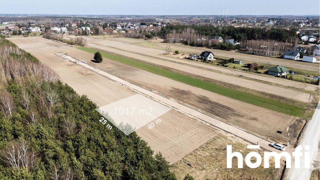 Działka 1017 m² z warunkami zabudowy, uzbrojona, blisko Radomia Jedlińsk  1 017m2 Foto 1