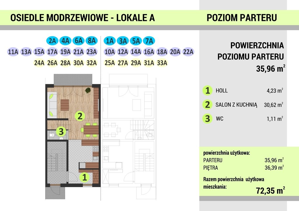 Mieszkanie trzypokojowe na sprzedaż Łomża, Browarna  72m2 Foto 13