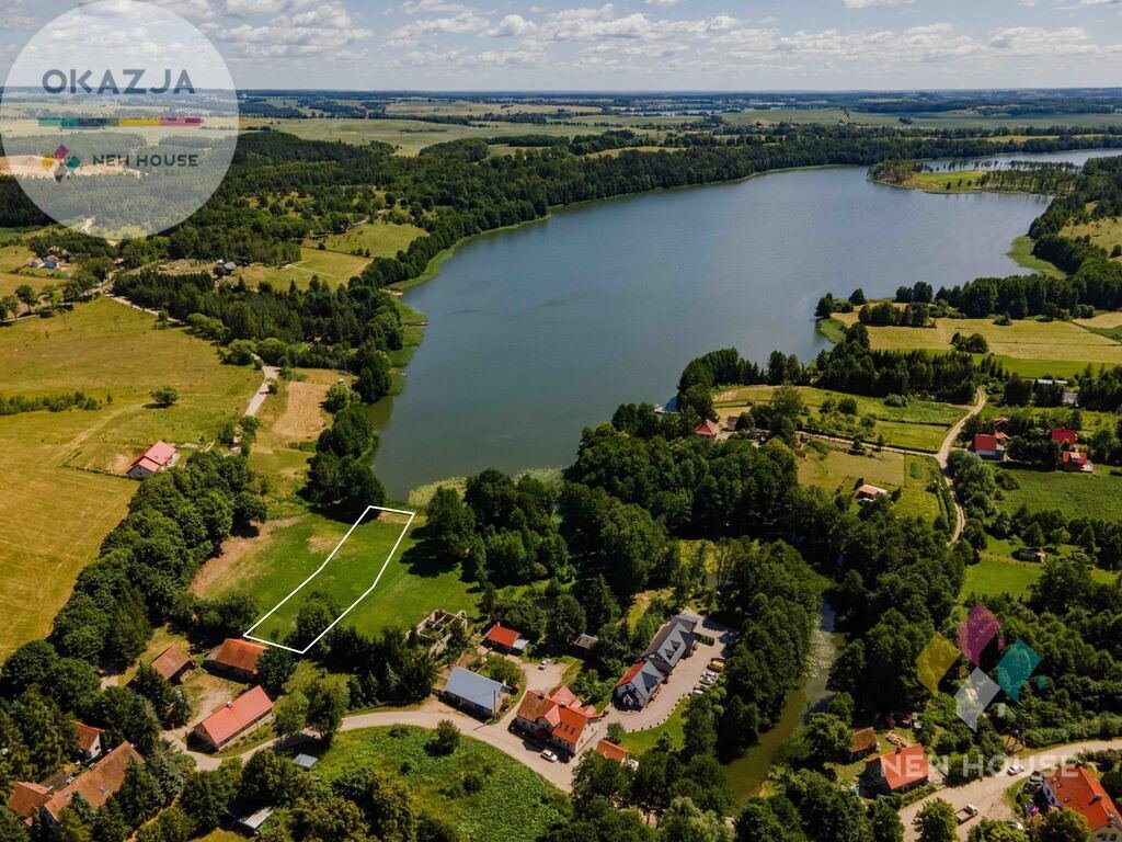 Działka z linią jeziora Juno, prywatność, widok Kiersztanowo  1 403m2 Foto 1
