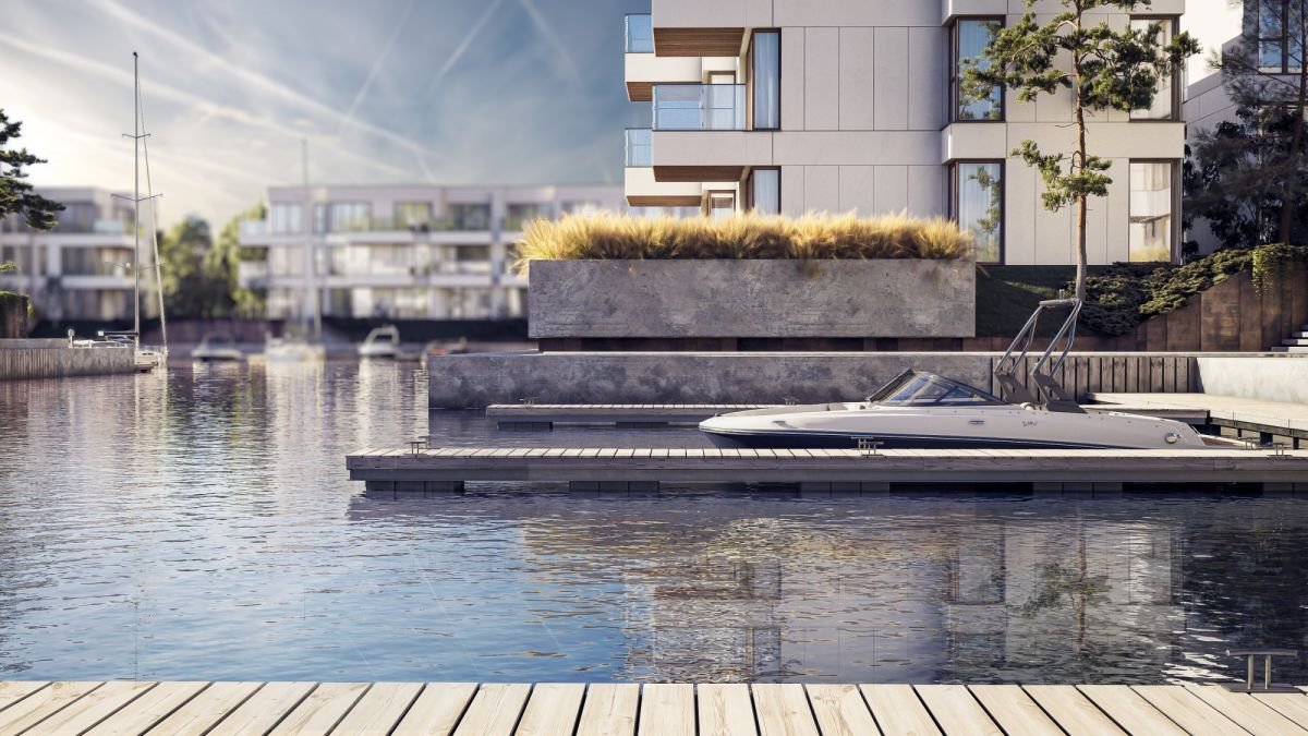 Polecam luksusowe 3-pokojowe mieszkanie 56 m² z balkonem w Sobieszewie Gdańsk, Sobieszewo  56m2 Foto 1