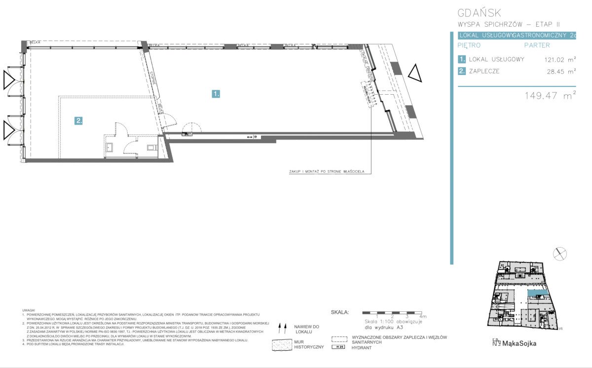 Lokal użytkowy na wynajem Gdańsk, Śródmieście, Chmielna  149m2 Foto 2