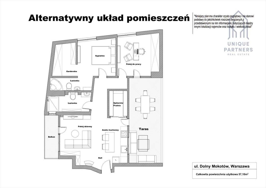 Mieszkanie trzypokojowe na sprzedaż Warszawa, Mokotów, Belwederska  57m2 Foto 10