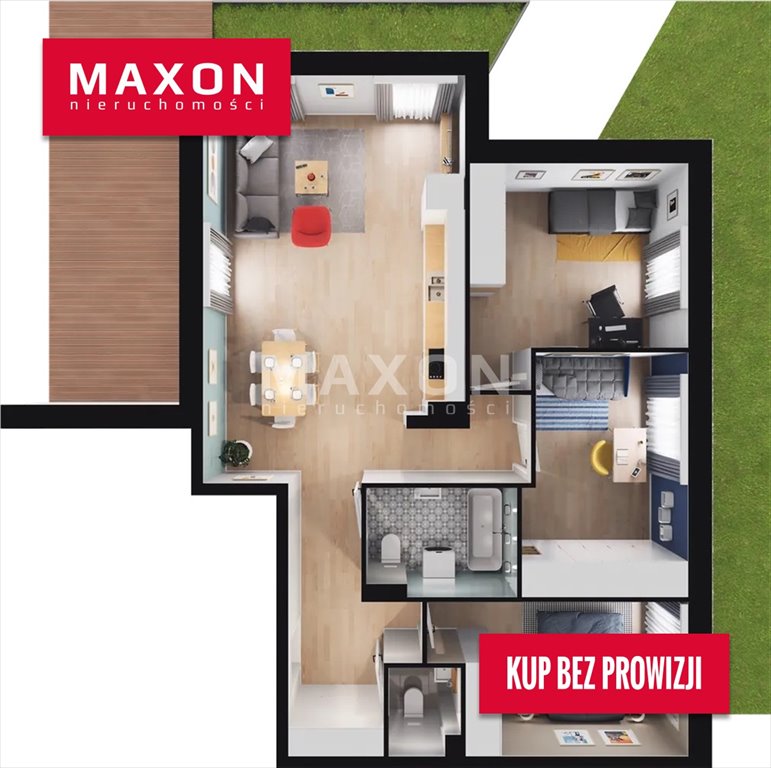 Nowoczesne 75m2 z ogródkiem w Białołęce – inwestycja w budowie Warszawa, Białołęka, ul. Leona Berensona  75m2 Foto 1