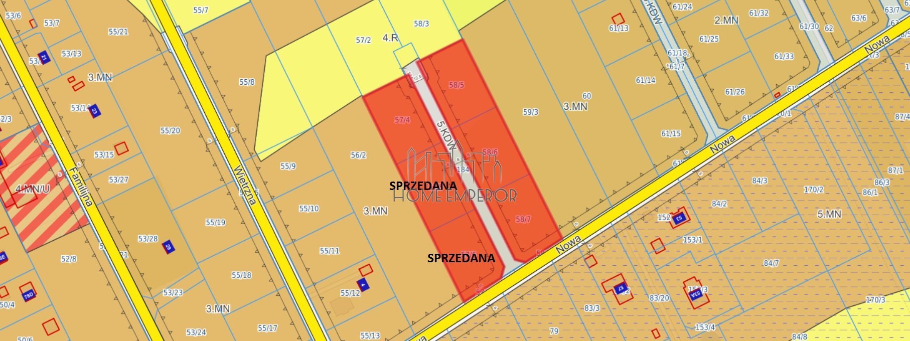 Działka budowlana na sprzedaż Krakowiany, Nowa  1 500m2 Foto 1