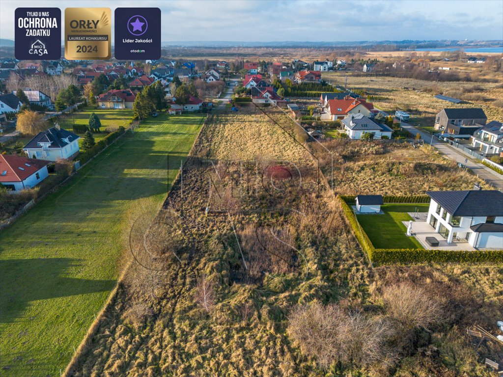 Działka budowlana 943 m² z pełnym uzbrojeniem, projekt domu Rewa, Śląska  943m2 Foto 1