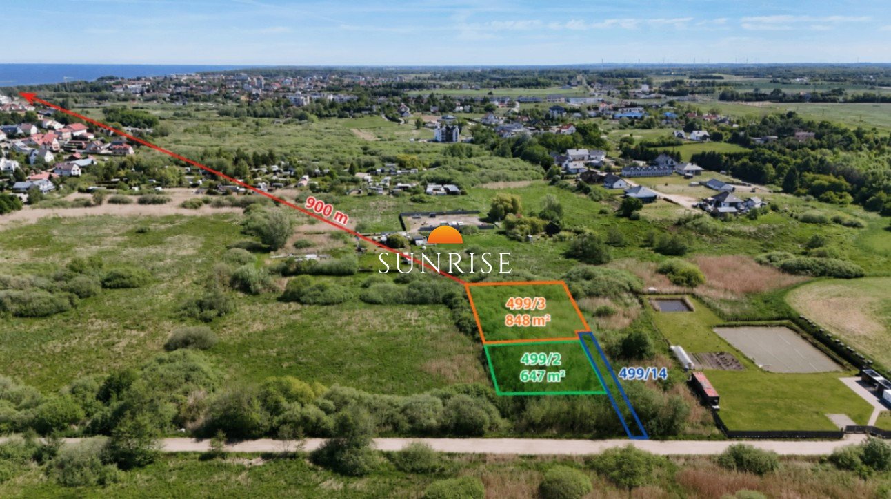 Działka 647 m² w Sianożętach - blisko morza i inwestycji Sianożęty, Wrzosowa  647m2 Foto 1