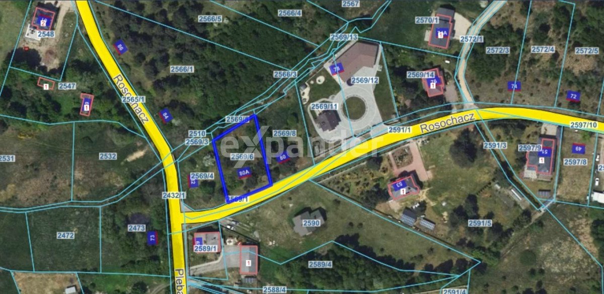 Działka 1087 m² w Koziegłowach z MPZP i dojazdem asfaltowym Koziegłowy, Rosochacz  1 088m2 Foto 1