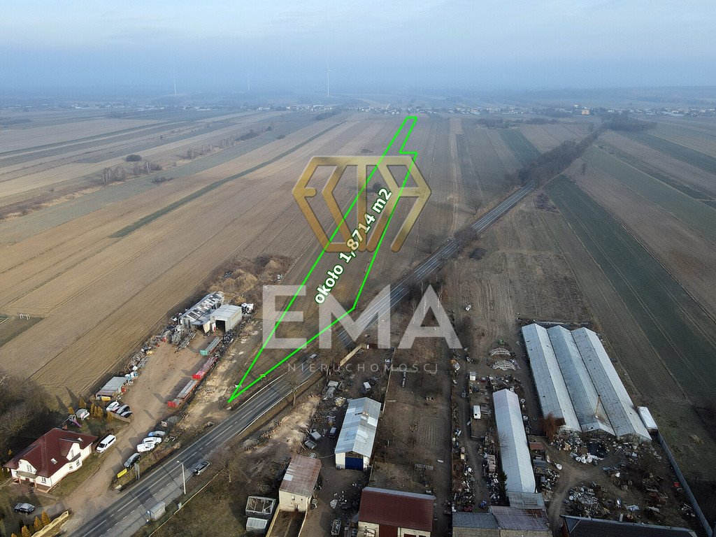 Działka rolna 1,87 ha z dojazdem - inwestycja lub uprawy Radostków, Zachodnia  18 714m2 Foto 1
