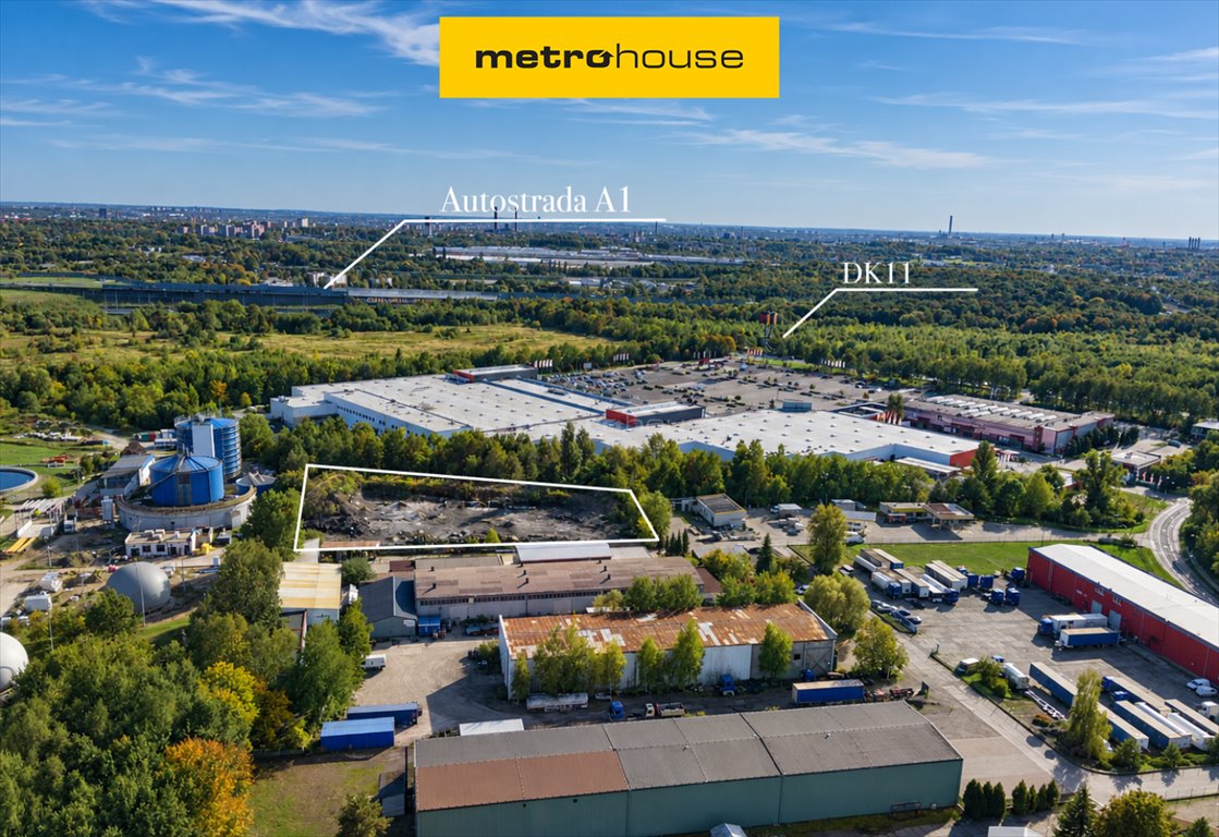 Działka przemysłowa 7 478 m2 z infrastrukturą w Radzionkowie. Radzionków  7 478m2 Foto 1