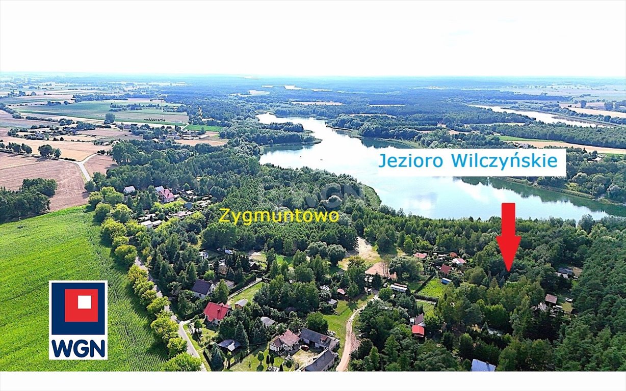 3 Domy letniskowe nad Jeziorem Wilczyńskim w Zygmuntowie Wilczyn, Zygmuntowo, Zygmuntowo  1 000m2 Foto 1